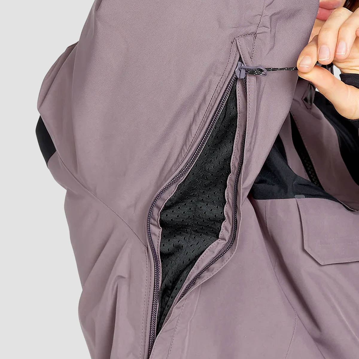 Volcom Fern Ins Gore-Tex Pullover Snow Jacket Dusty Lavender - Womens