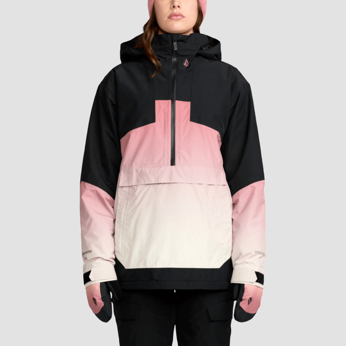 Volcom Fern Ins Gore-Tex Pullover Snow Jacket Mesa Rose - Womens