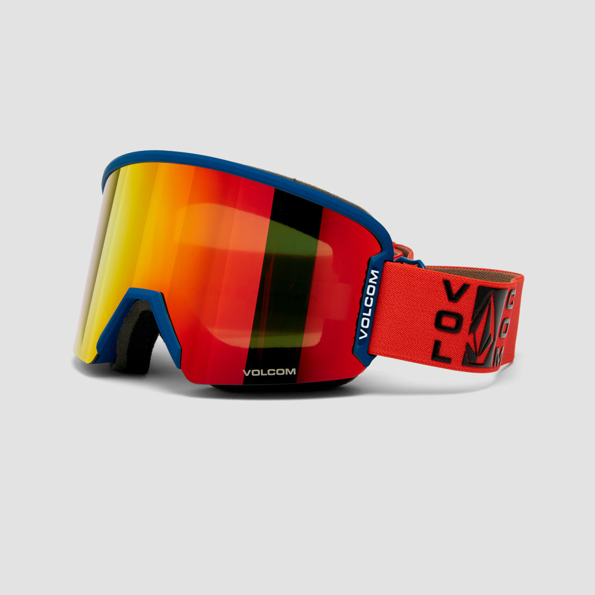 Volcom Garden 2 Snow Goggles Crimson/Cobalt/Red Chrome + Bonus Lens Rose