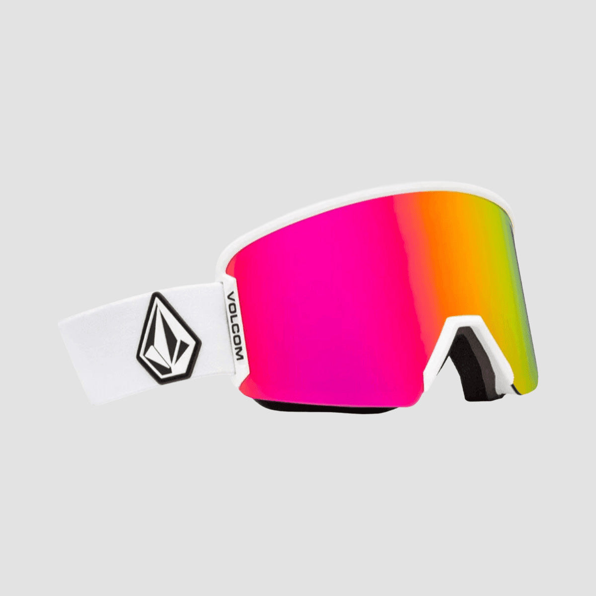 Volcom Garden 2 Snow Goggles Matte White/Pink Chrome