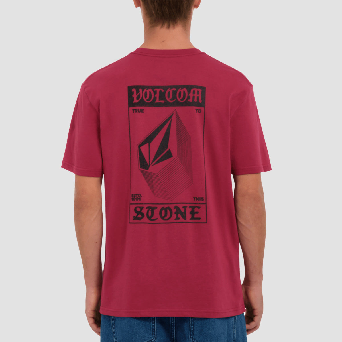 Volcom Globstok T-Shirt Wine