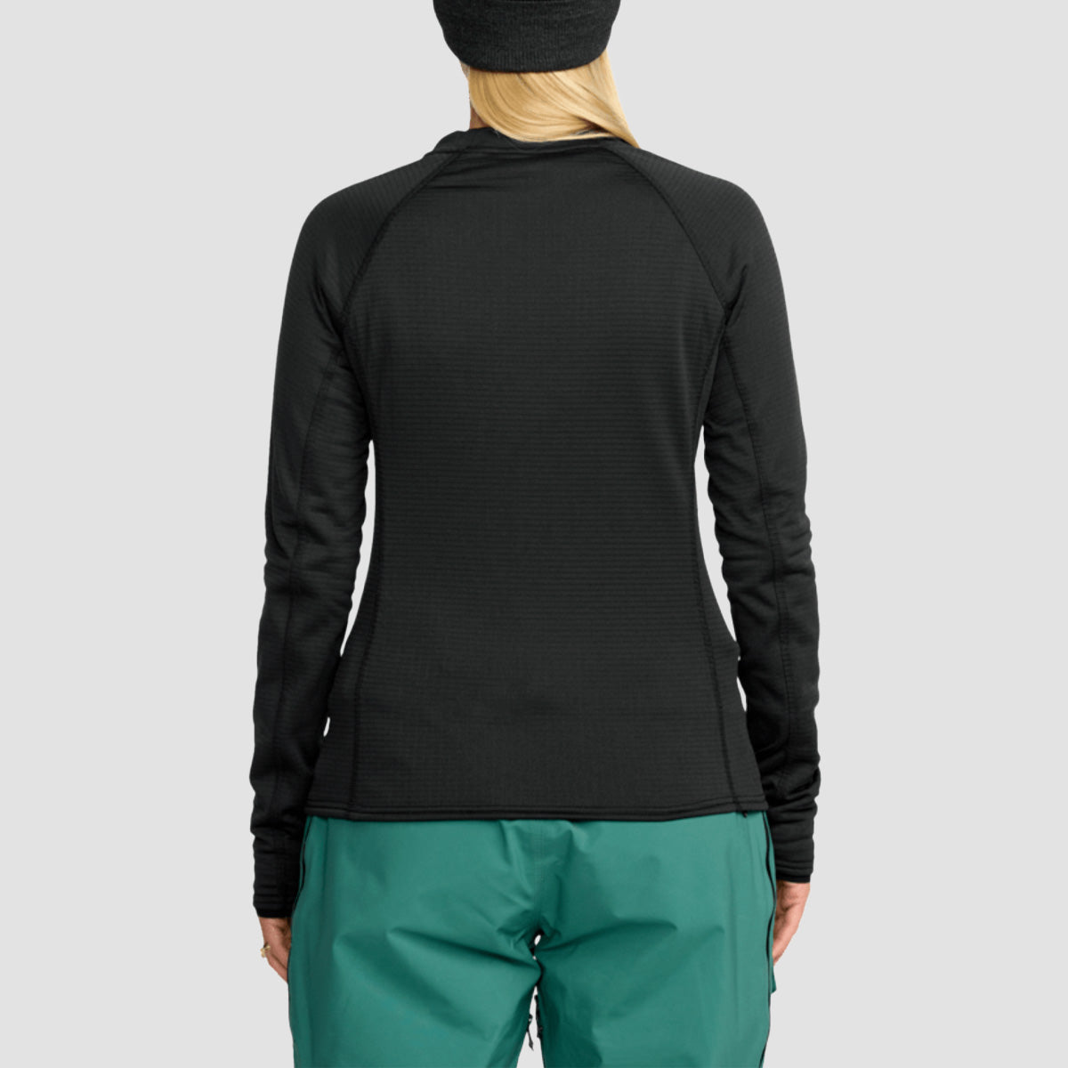 Volcom Gridlock Crew Neck Sweatshirt Black - Womens