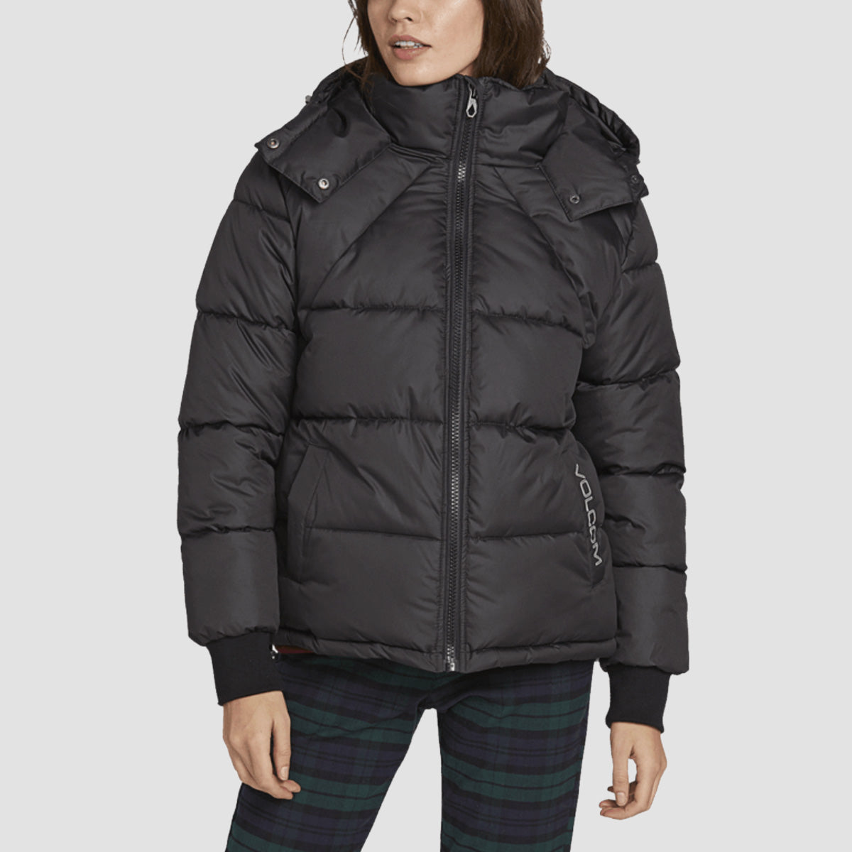 Volcom Hip Stone Puffa Jacket Black - Womens