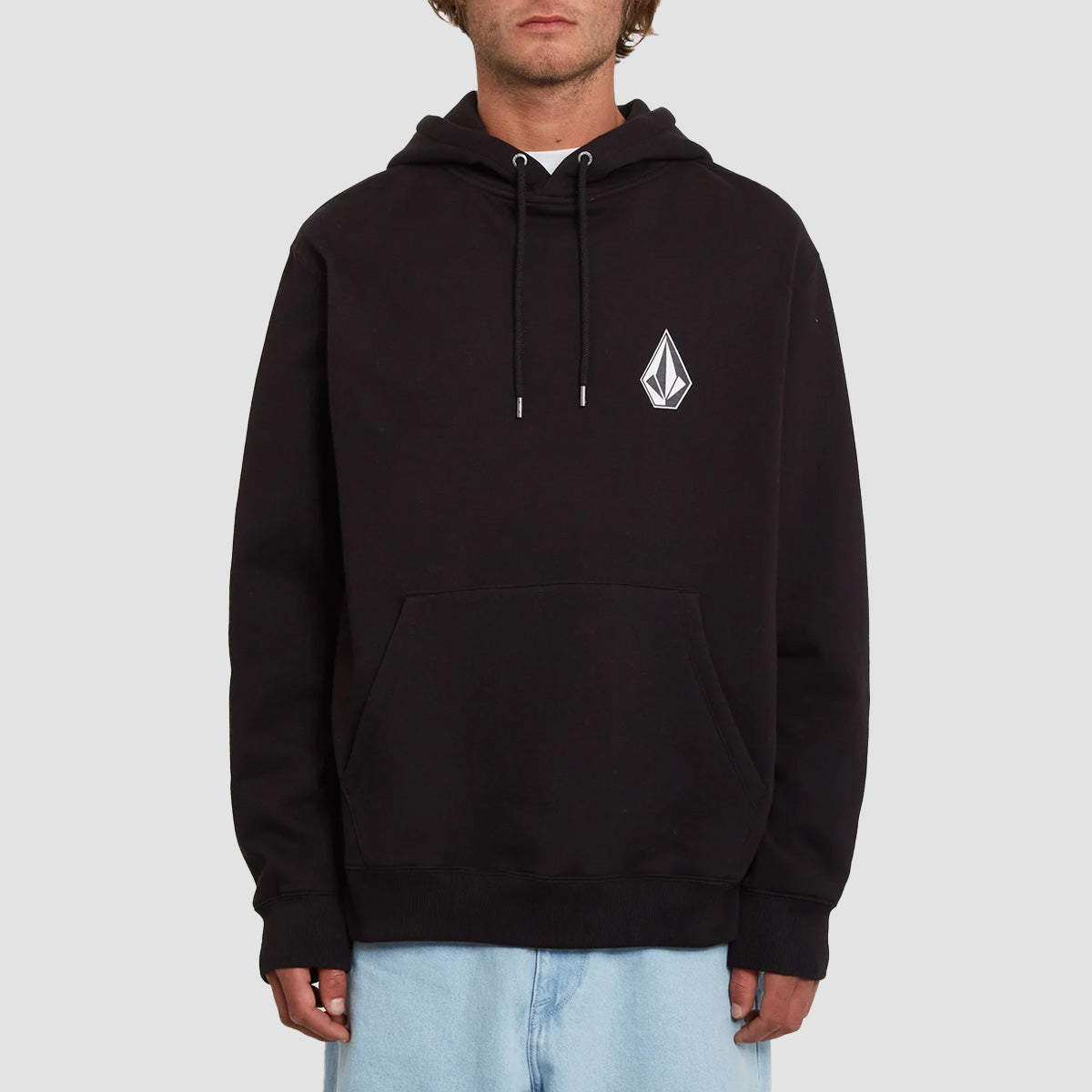 Volcom Iconic Stone Pullover Hoodie - Black Volcom Iconic Stone Pullover Hoodie - Black