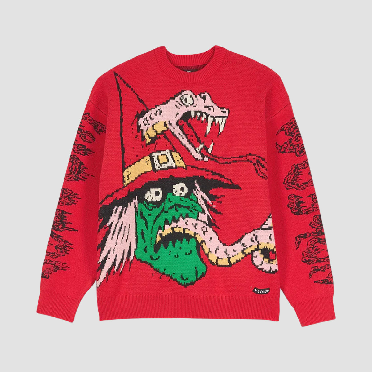 Volcom JJ Villard Sweater Lifeguard Red