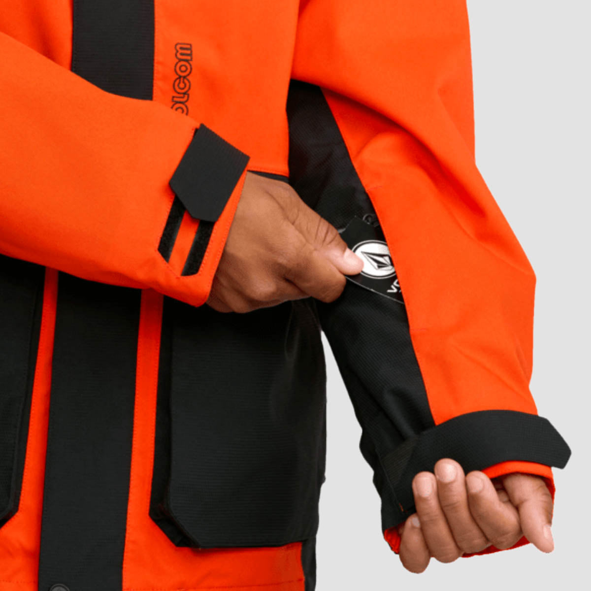 Volcom Kleveland 15K Snow Jacket Orange Shock