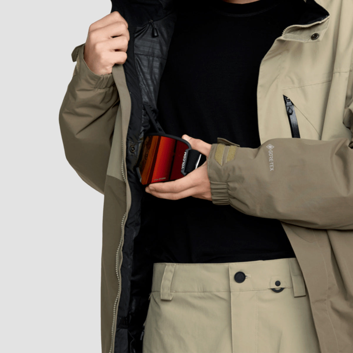 Volcom L Ins Gore-Tex Snow Jacket Moss Green