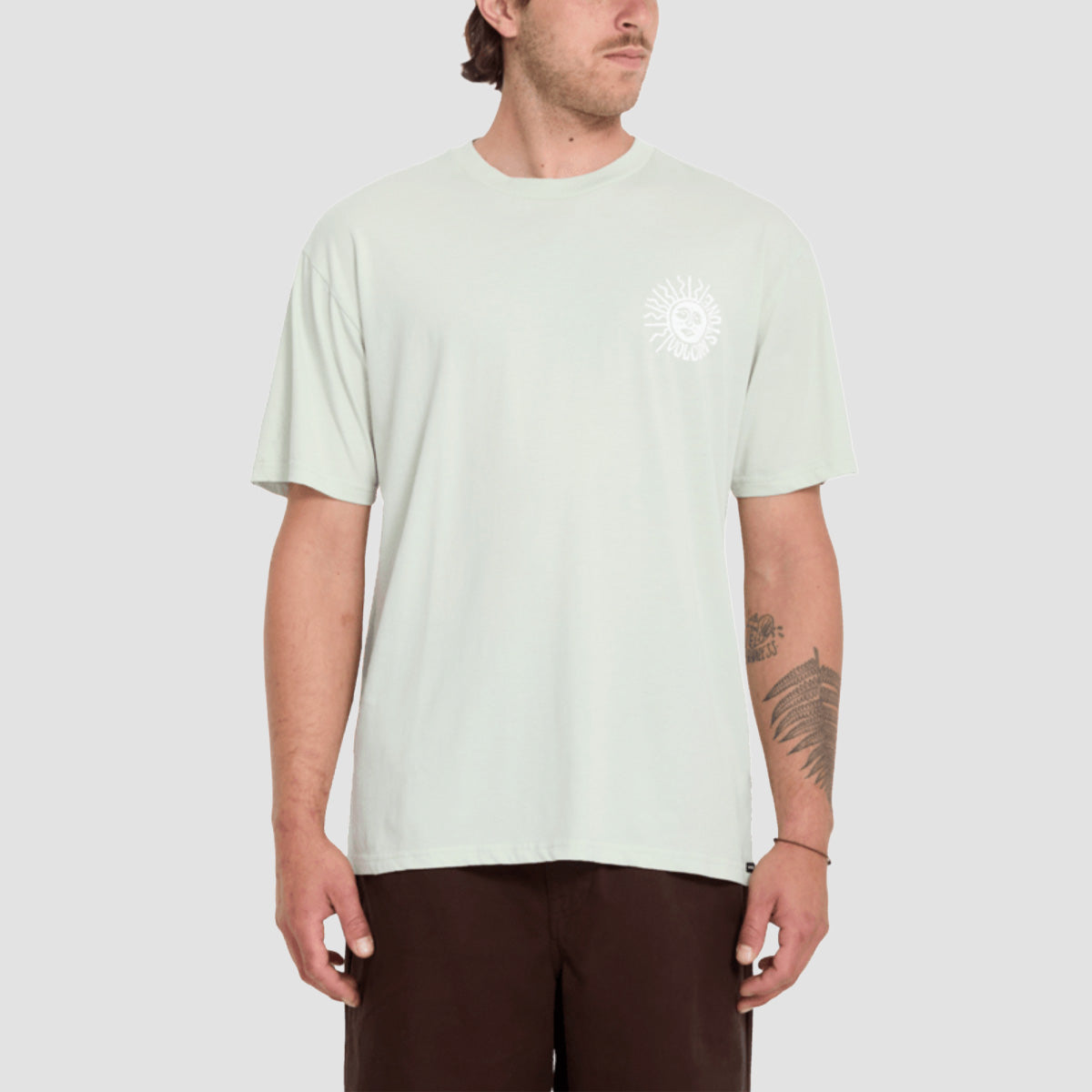 Volcom Mazatlan T-Shirt Pale Aqua