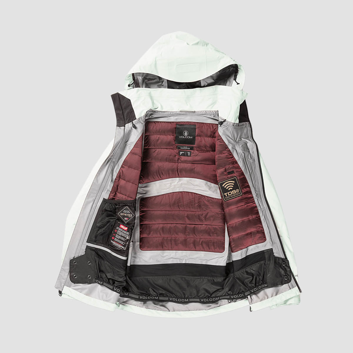 Volcom NYA TDS Inf Gore-Tex Snow Jacket Ice Green - Womens