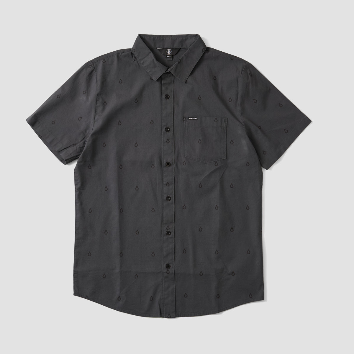 Volcom Patterson Short Sleeve Shirt Black