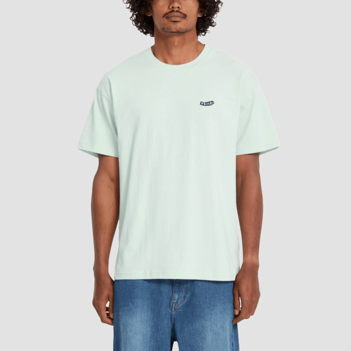 Volcom Pistol Stone LSE T-Shirt Pale Aqua