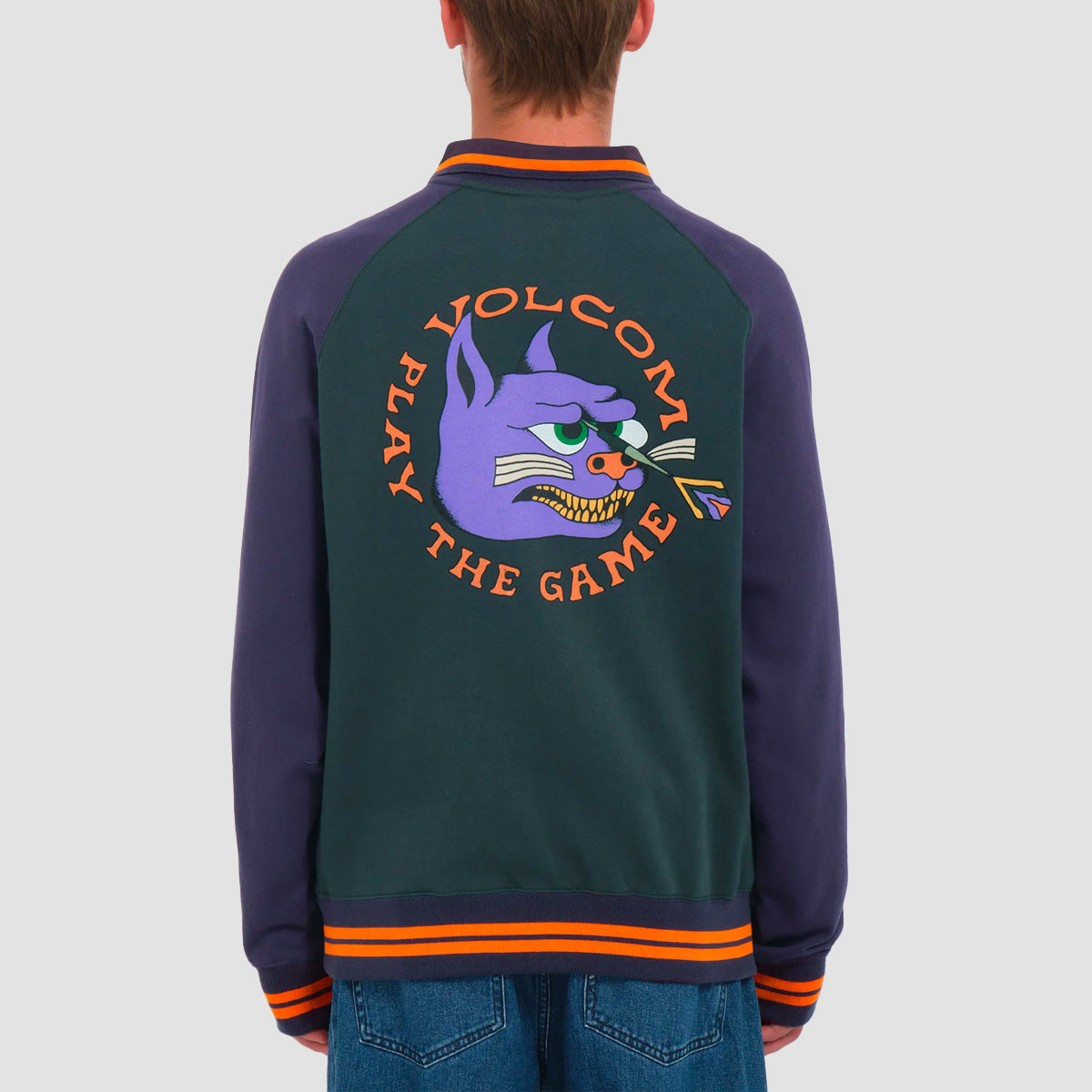 Volcom Play The Game FA Nando Von Arb Polo Neck Sweatshirt Ponderosa Pine