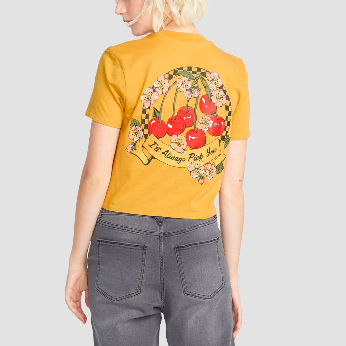 Volcom Pocket Dial T-Shirt Dijon - Womens