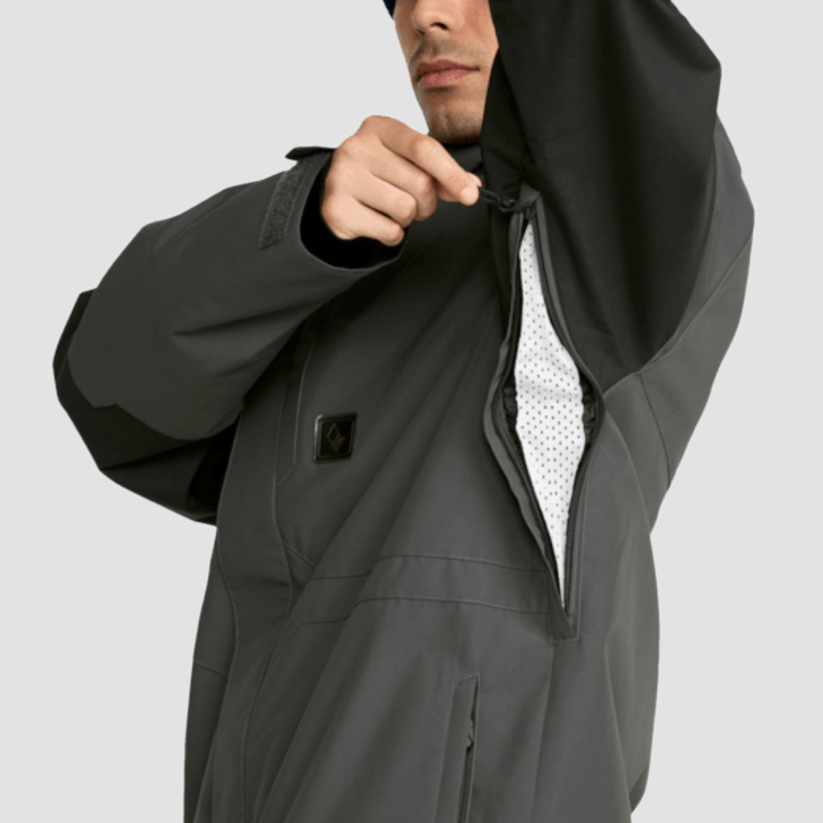 Volcom Primry Snow Jacket Dark Grey