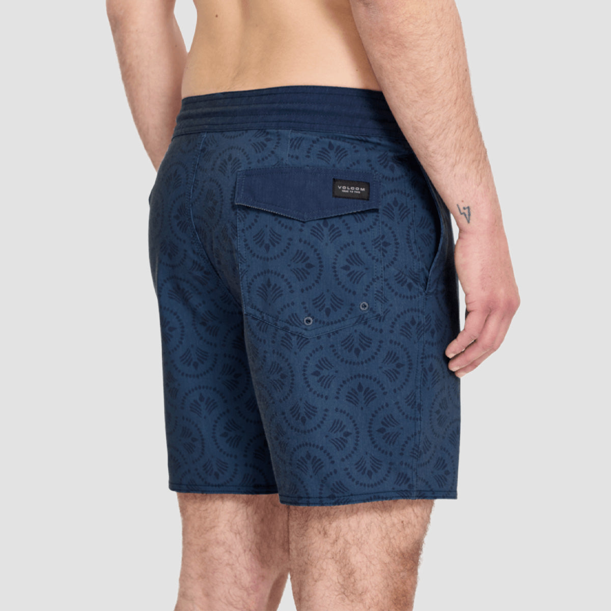 Volcom Psych Cotton Stoney 17" Boardshorts Midnight Blue