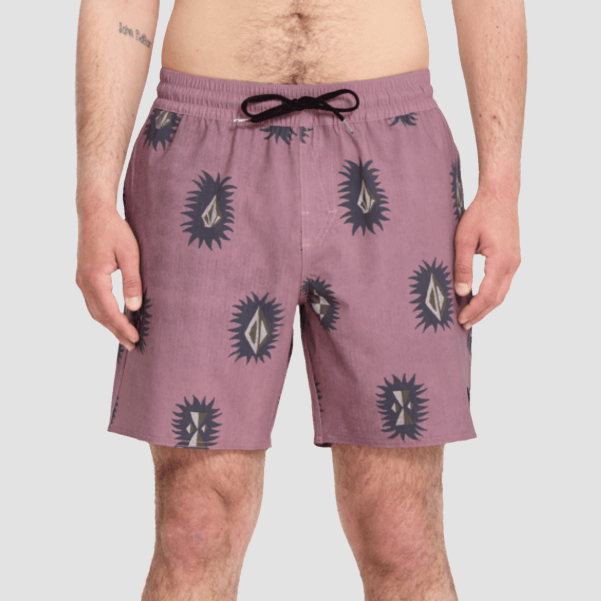 Volcom Psyche Cotton Trunk 17" Boardshorts Stone Rose