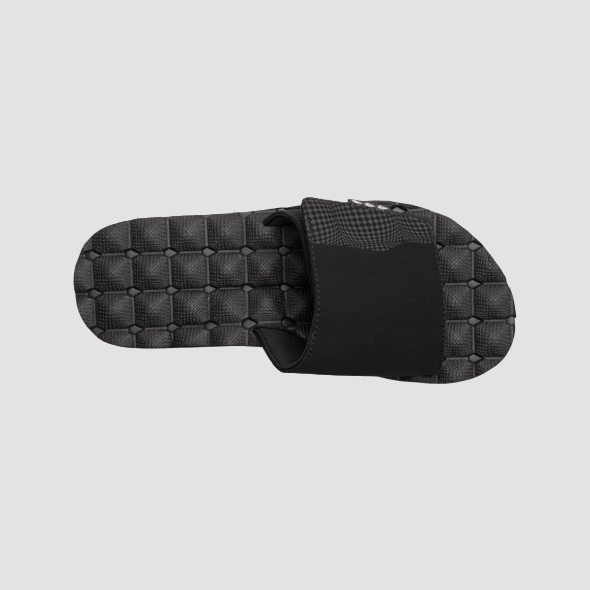 Volcom Recliner Slide Sandals Black White