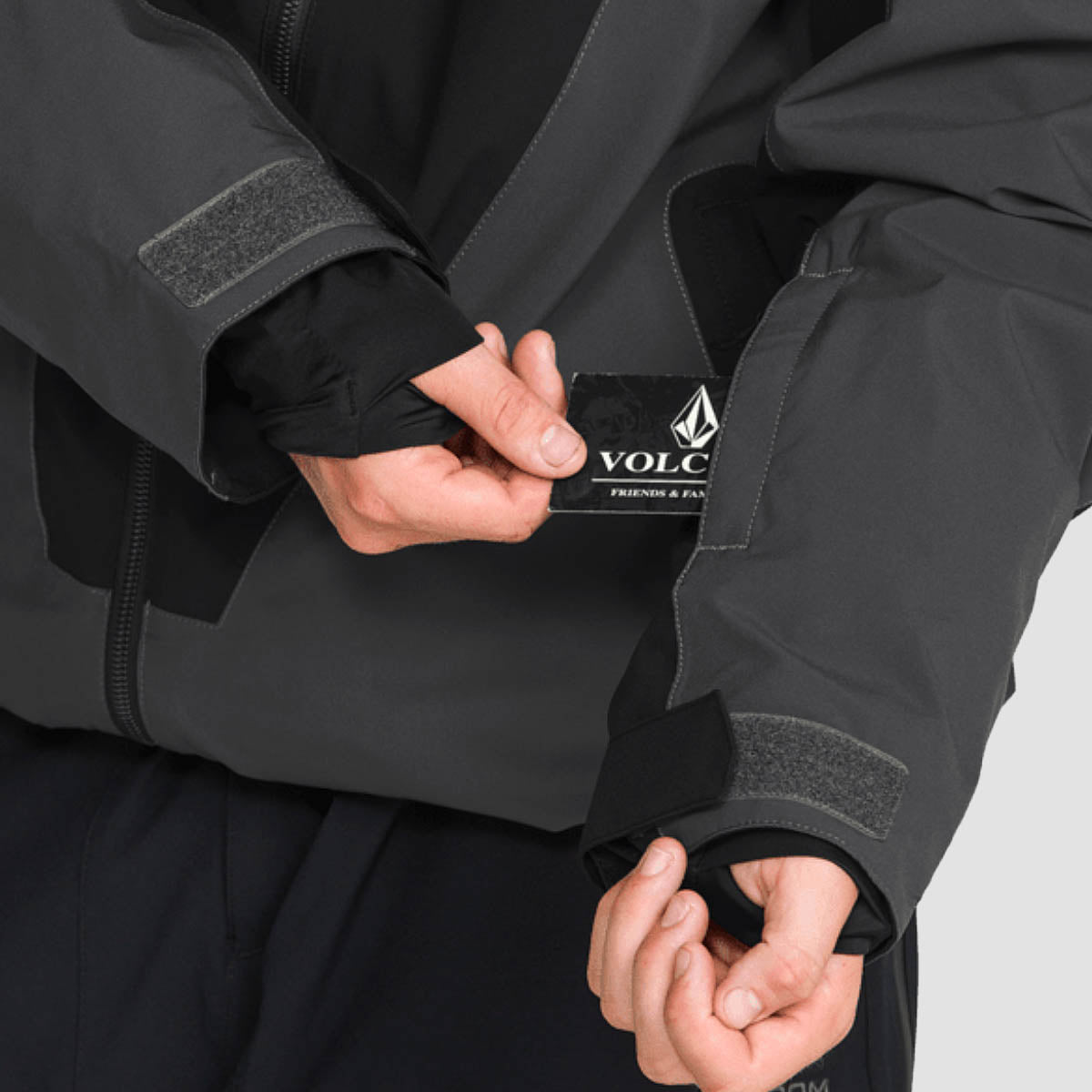 Volcom RNGE Stretch 30K Snow Jacket Black