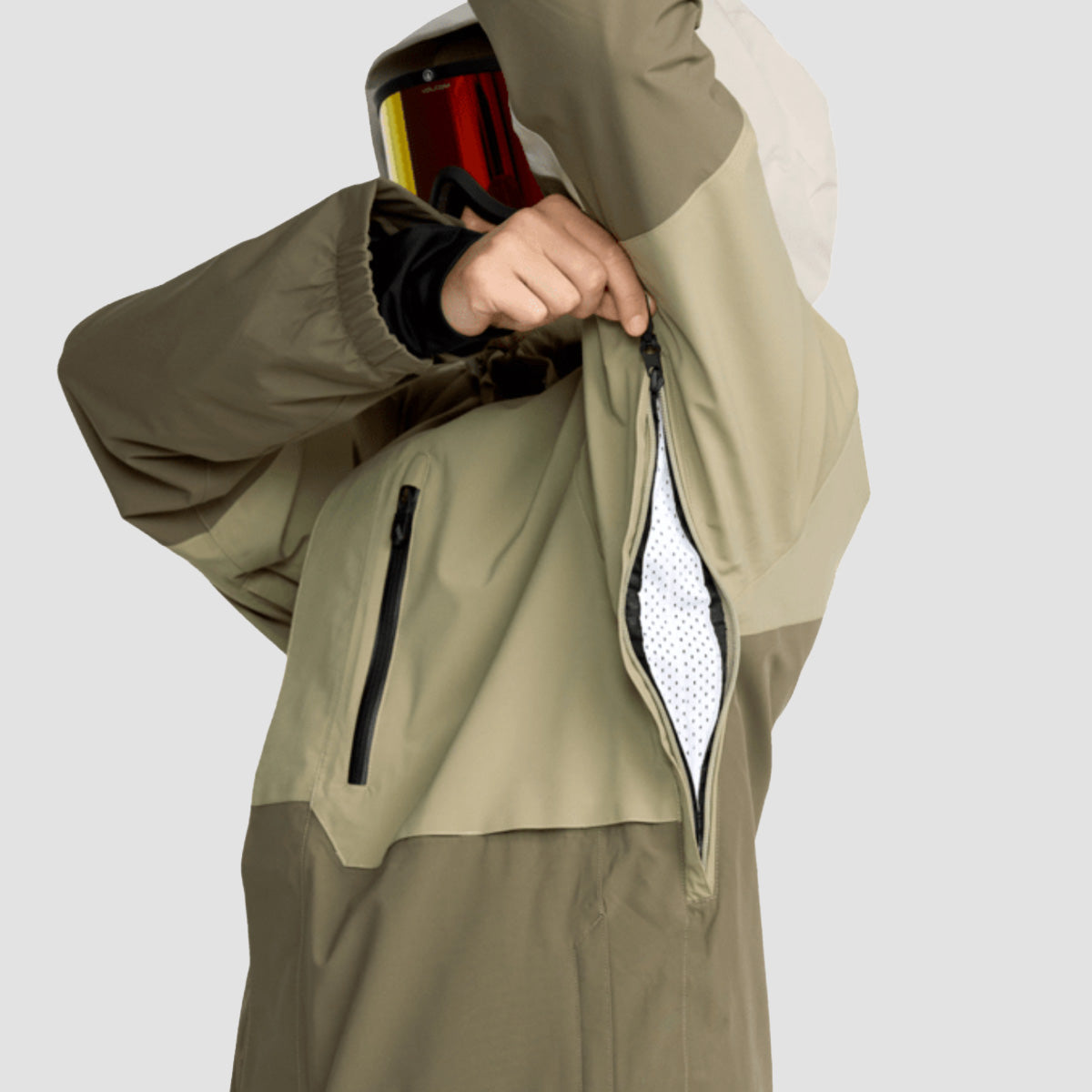 Volcom RNGE Stretch 30K Snow Jacket Moss Green