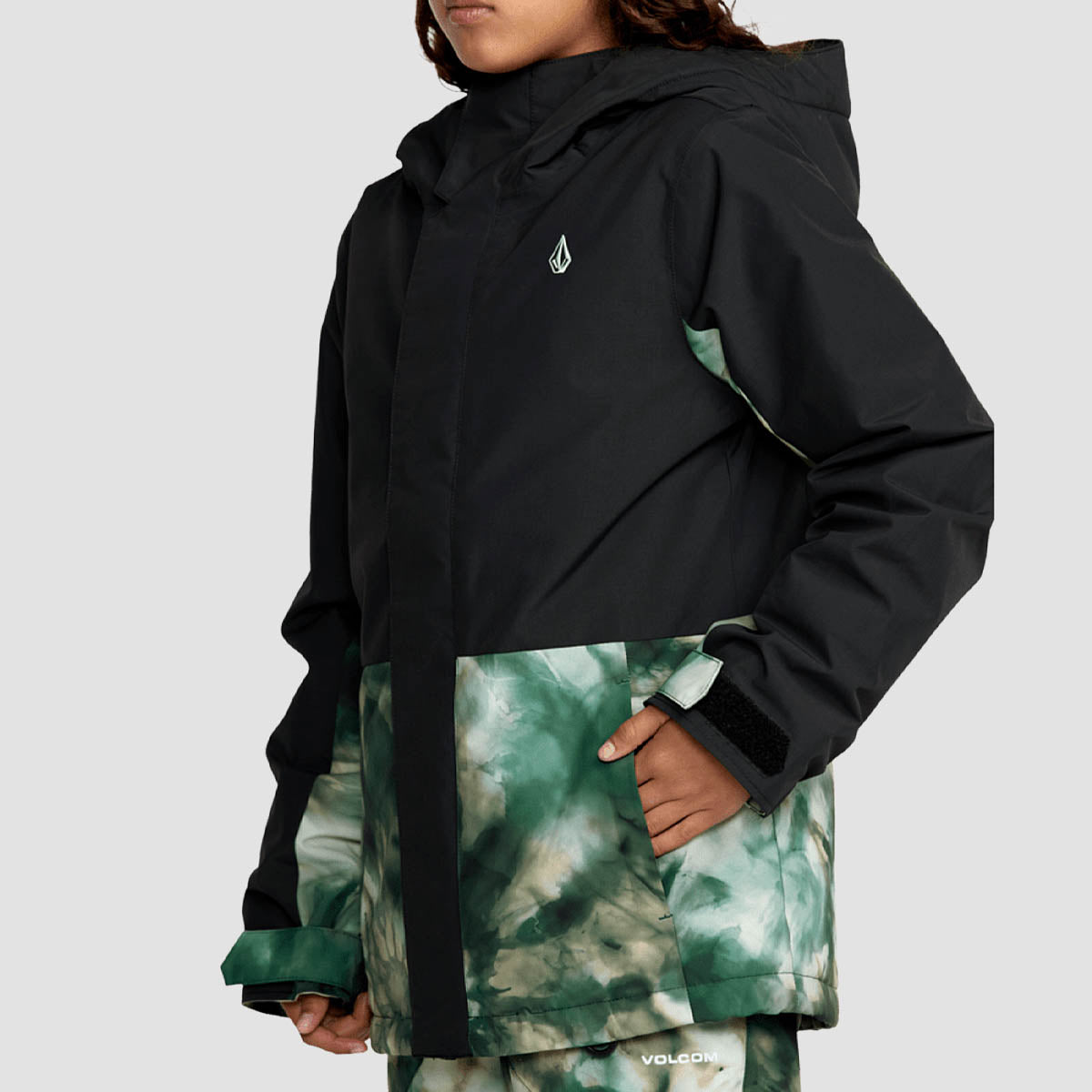Volcom Sass'N'Frass Ins Snow Jacket Green - Girls
