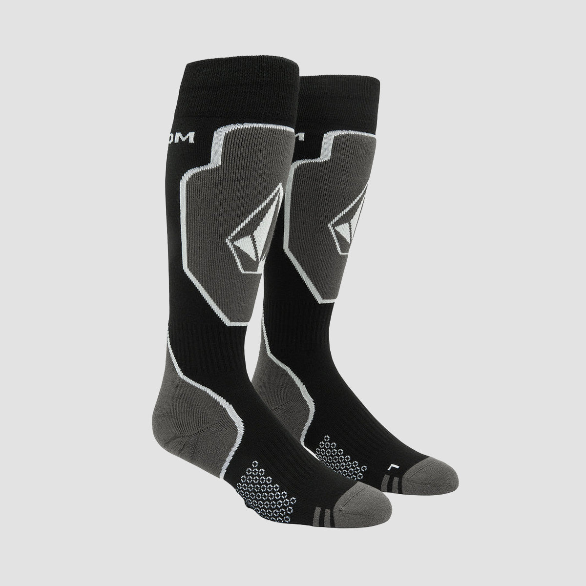 Volcom Shield Wool Blend Snow Socks Black