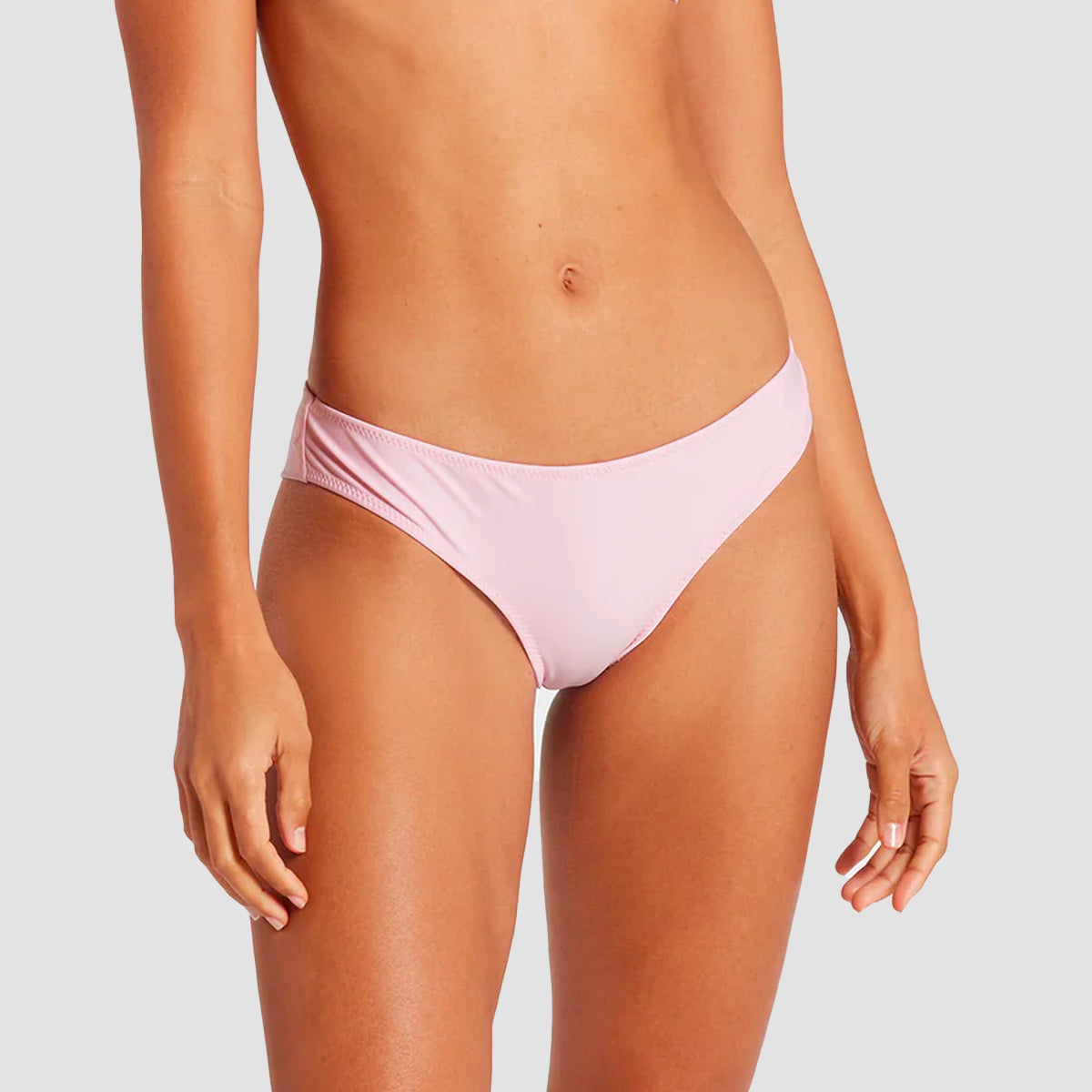 Volcom Simply Solid Cheekini Bikini Bottom Blush Pink - Womens