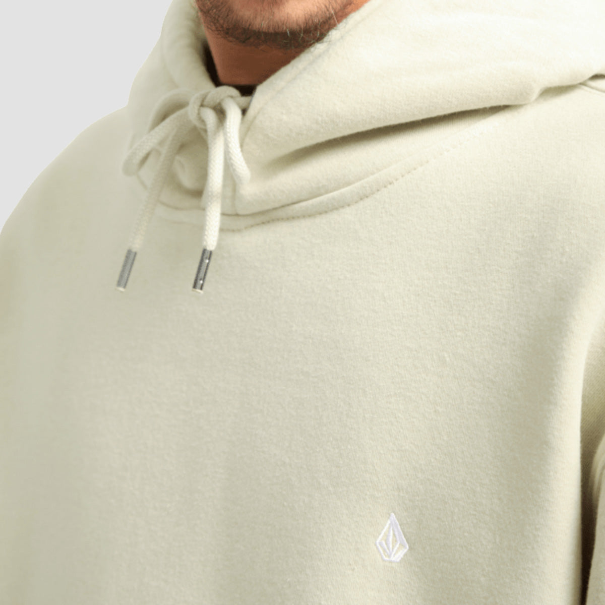 Volcom Single Stone Pullover Hoodie Light Beige