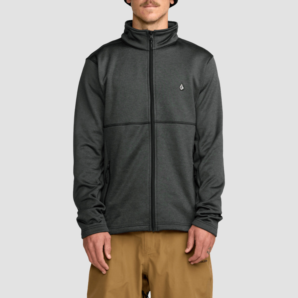 Volcom Snowbound Zip-Up Sweatshirt Black