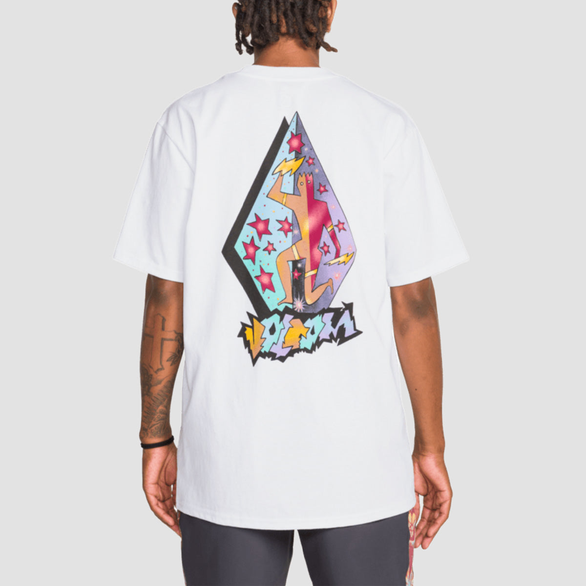 Volcom Star Shields Exp T-Shirt White