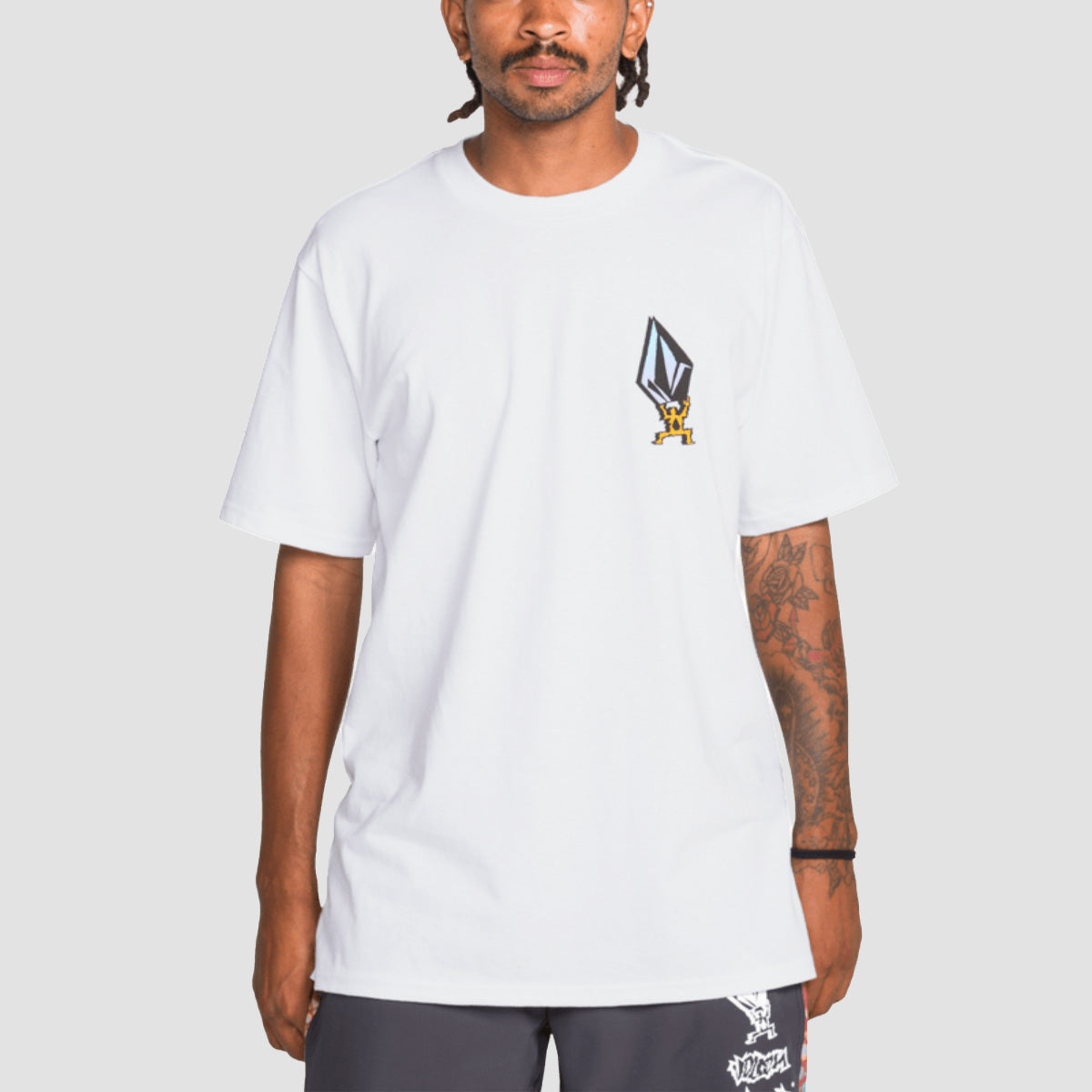 Volcom Star Shields Exp T-Shirt White