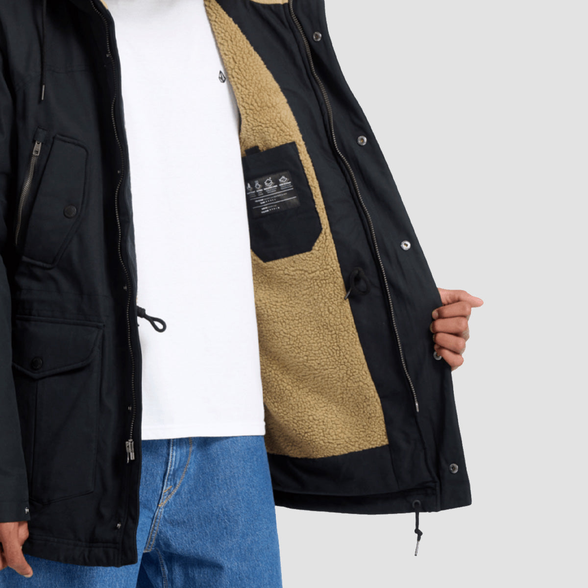 Volcom Starget 5K Parka Jacket Black