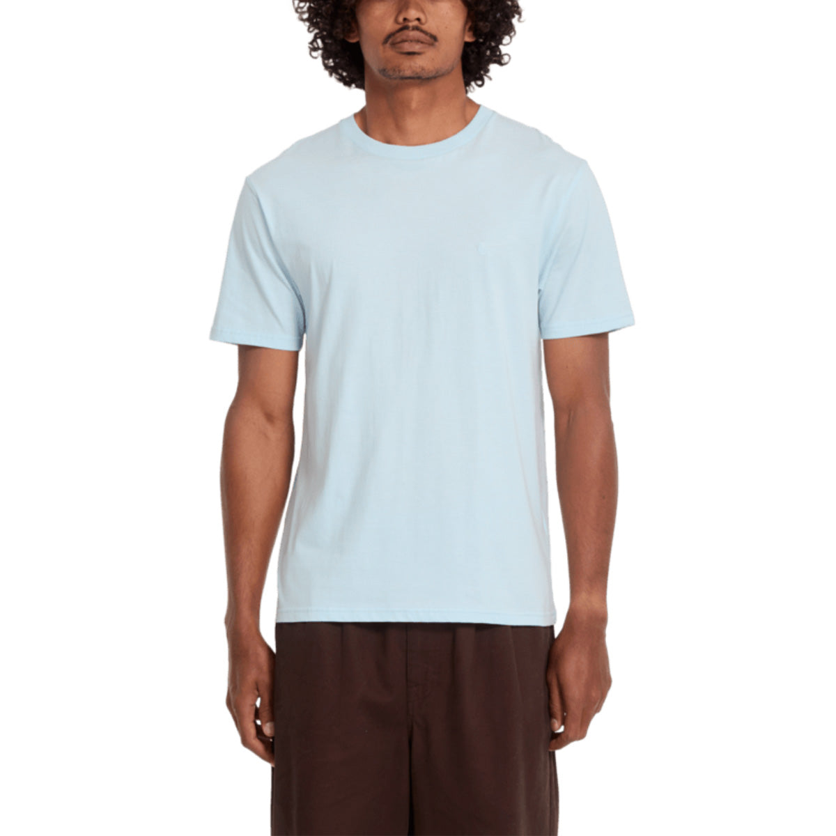 Volcom Stone Blanks T-Shirt Light Blue Acid