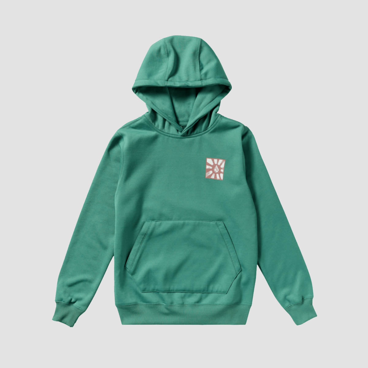 Volcom Stone Burst Hydro Snow Pullover Hoodie Spruce Green - Kids
