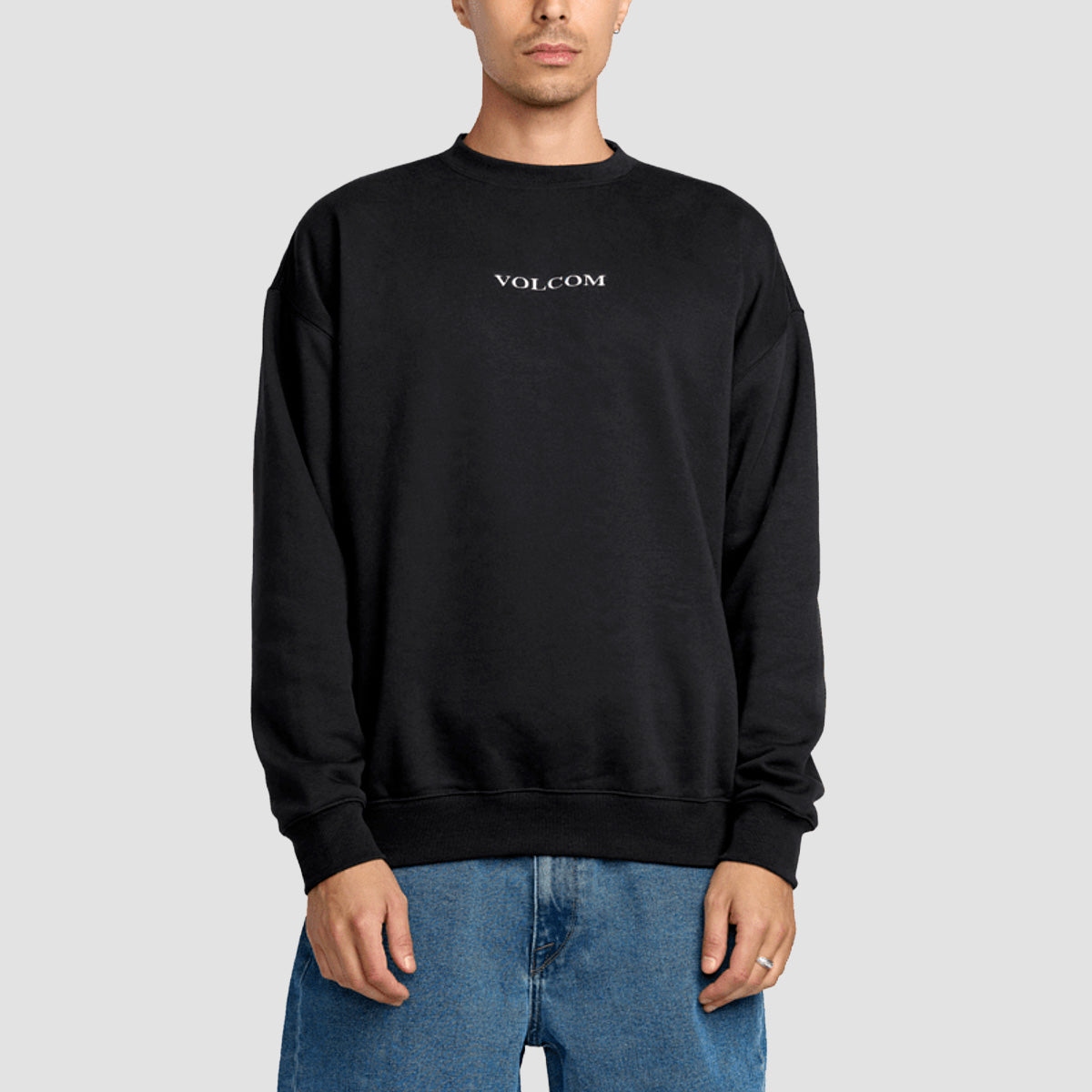 Volcom Stone Crew Sweatshirt Black