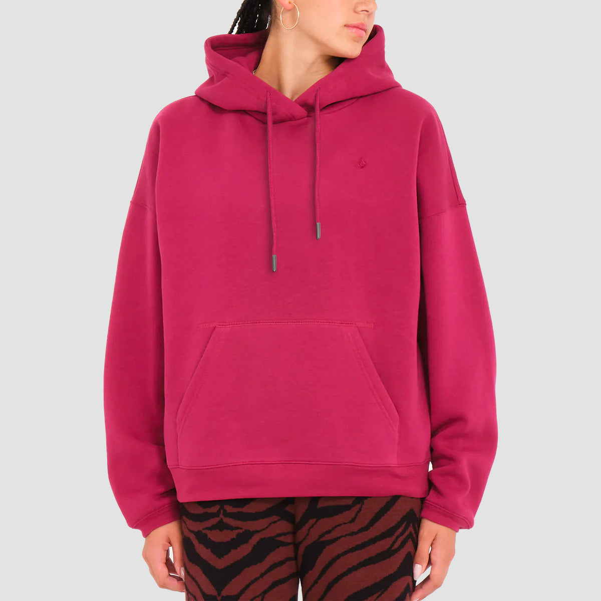 Volcom pink hot sale hoodie