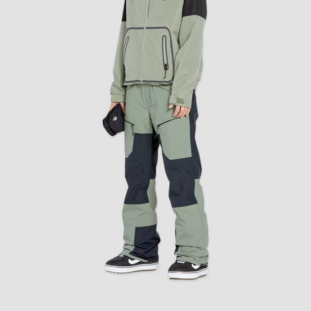 Volcom Stone Mica 20K Snow Pants Lichen Green - Womens