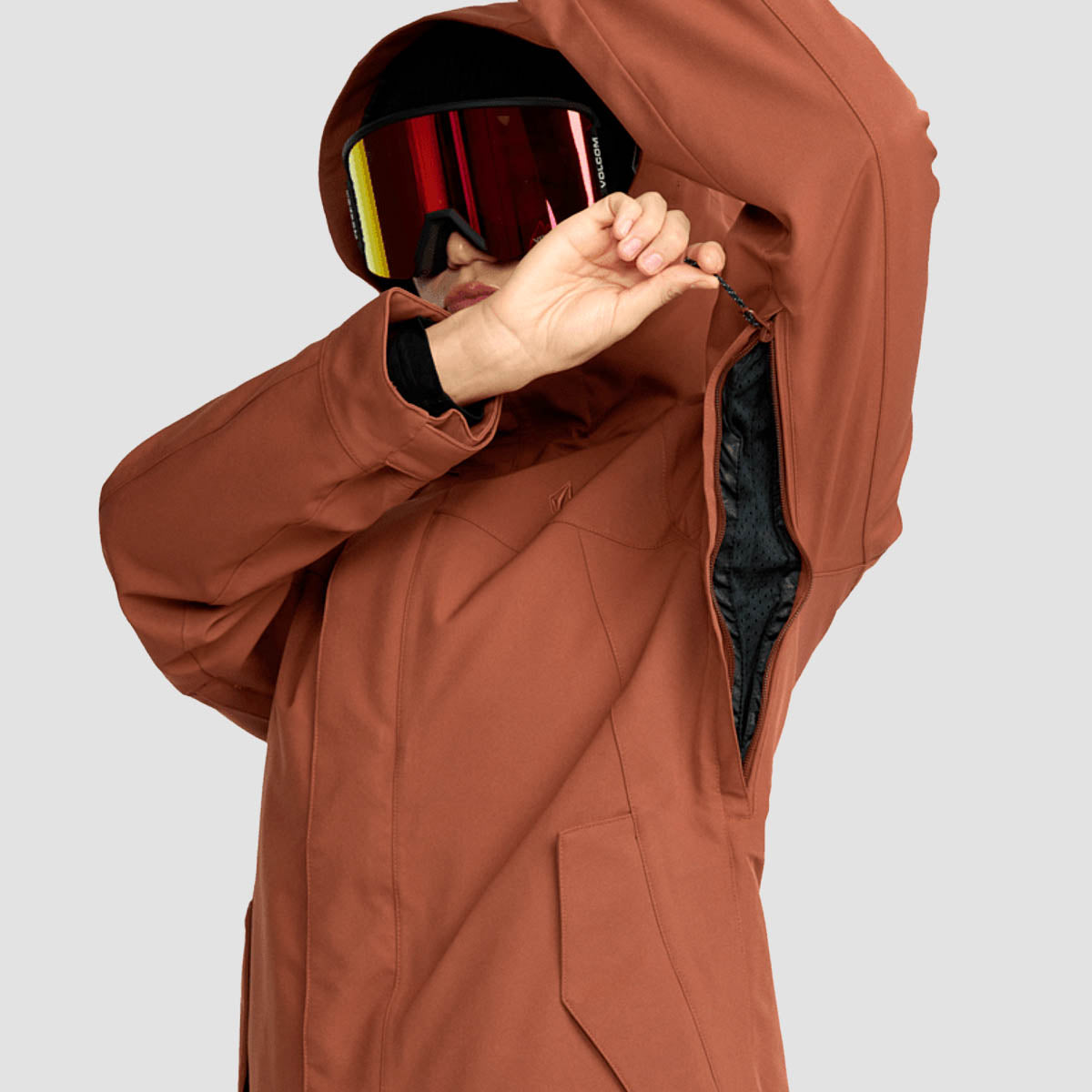 Volcom Stoney Shadow Ins 15K Snow Jacket Henna - Womens