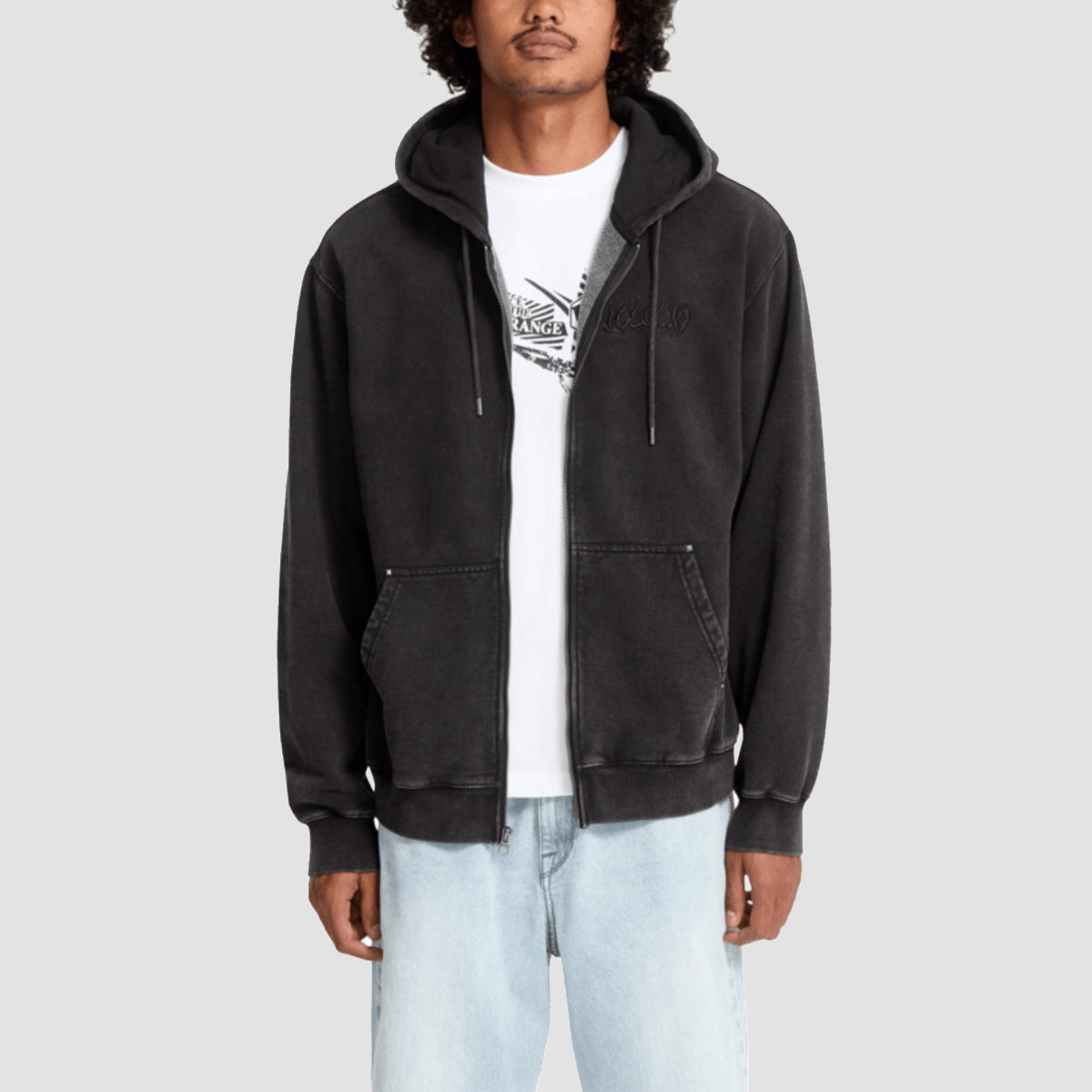 Volcom Studder Zip Hoodie Black