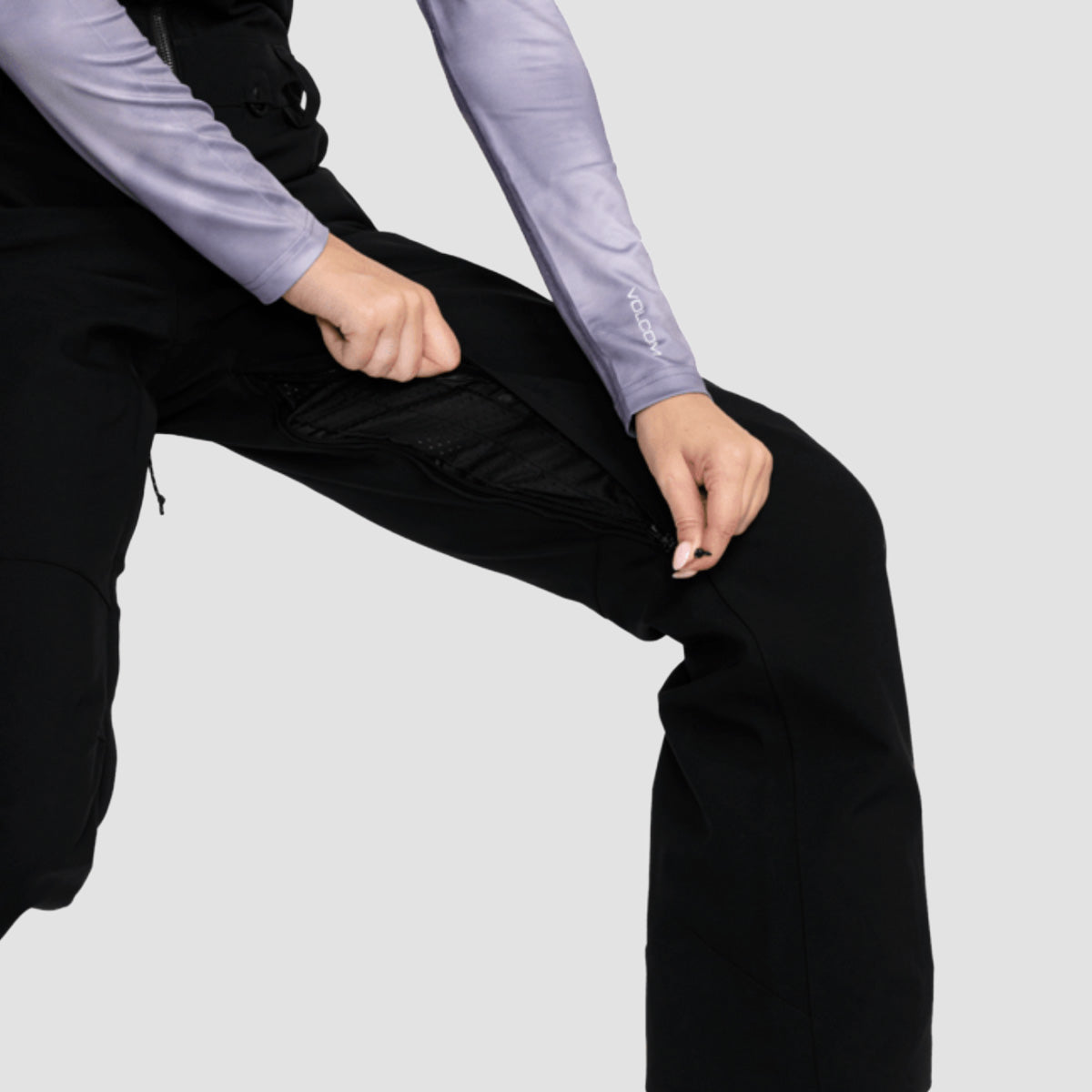 Volcom Swift Bib Overall Snow Pants Black - Womens