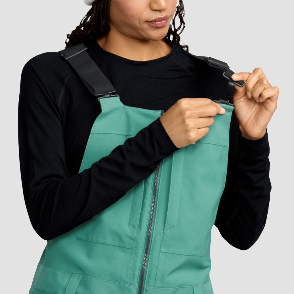 Volcom Swift Bib Overall Snow Pants Spruce Green - Womens