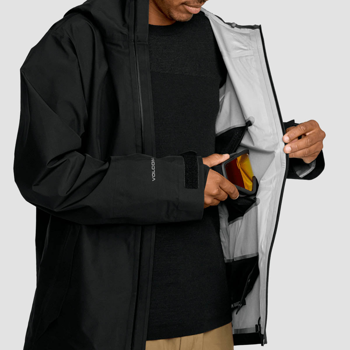 Volcom Tester 3L Gore-Tex Snow Jacket Black