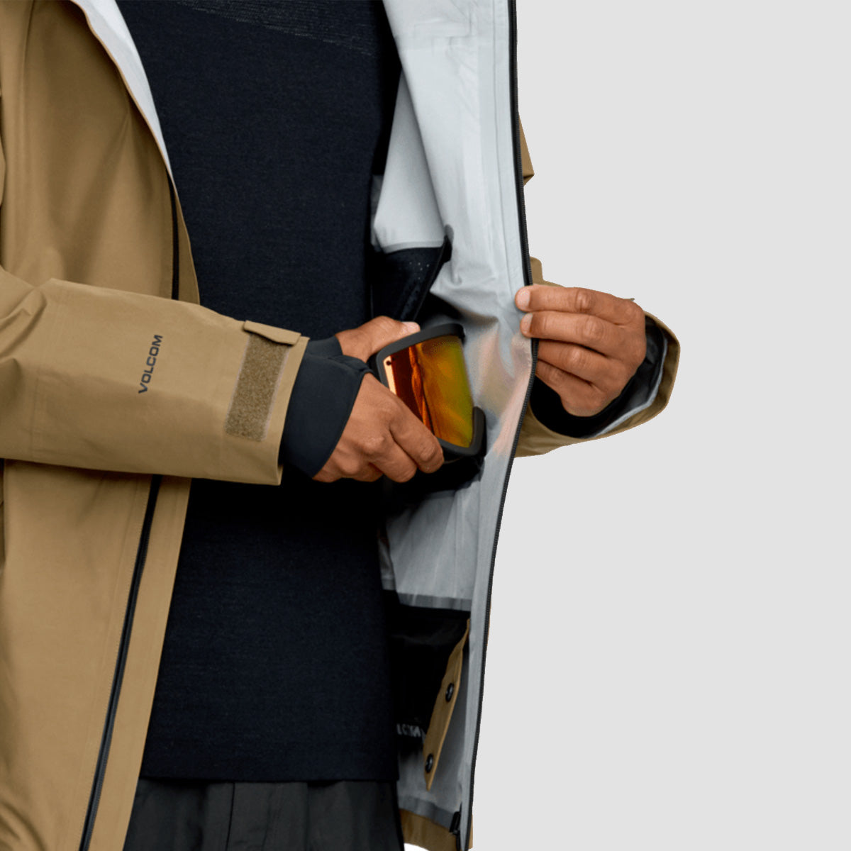 Volcom Tester 3L Gore-Tex Snow Jacket Bronze