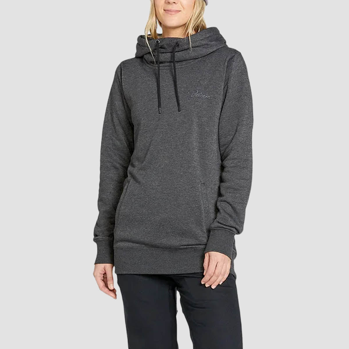 Volcom Tower Pullover Hoodie Black - Womens