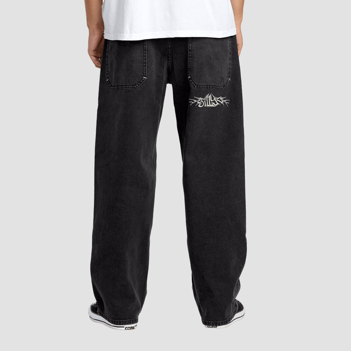 Volcom V Ent Tisakorean Loose Fit Jeans Fade To Black