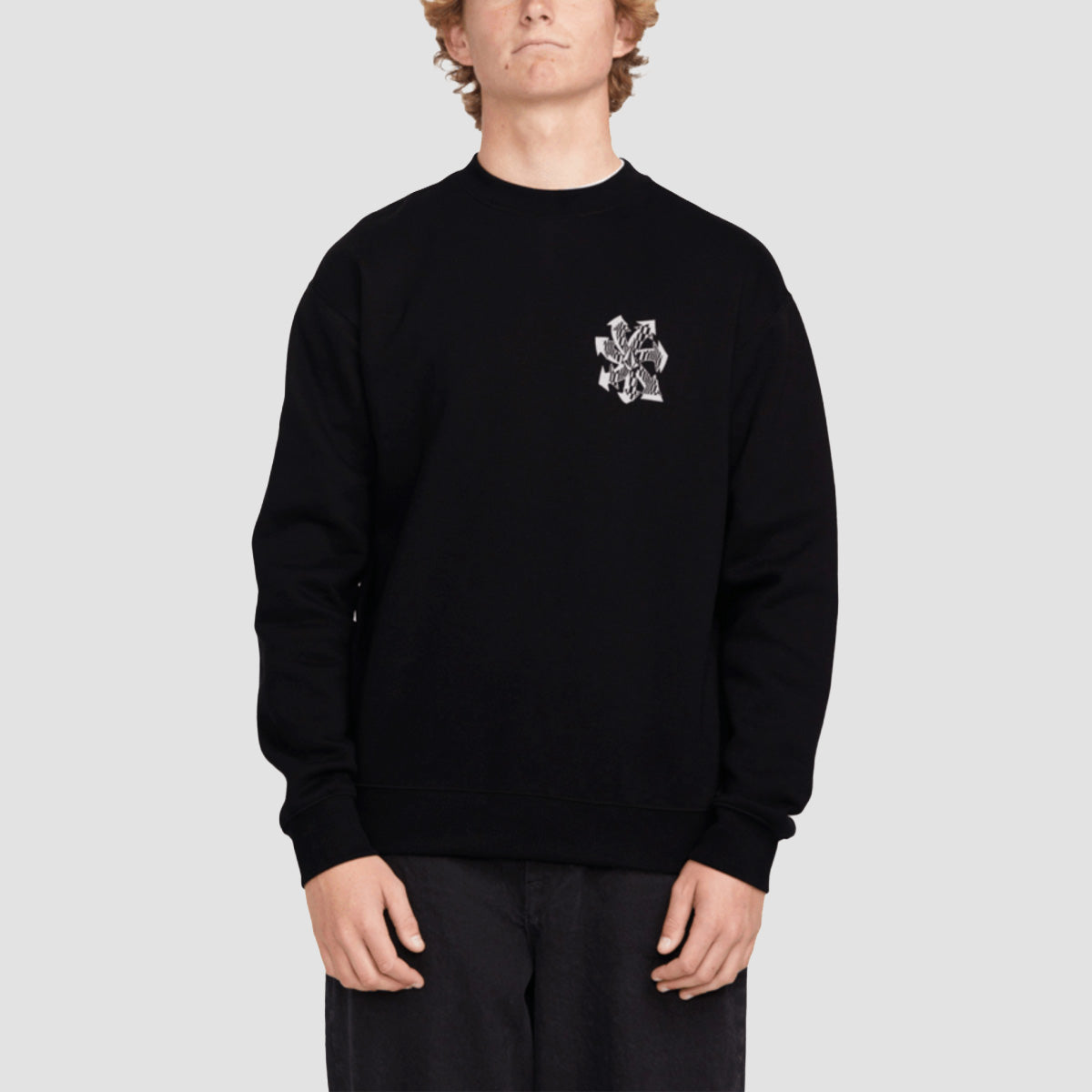 Volcom Watanite Crew Sweatshirt Black