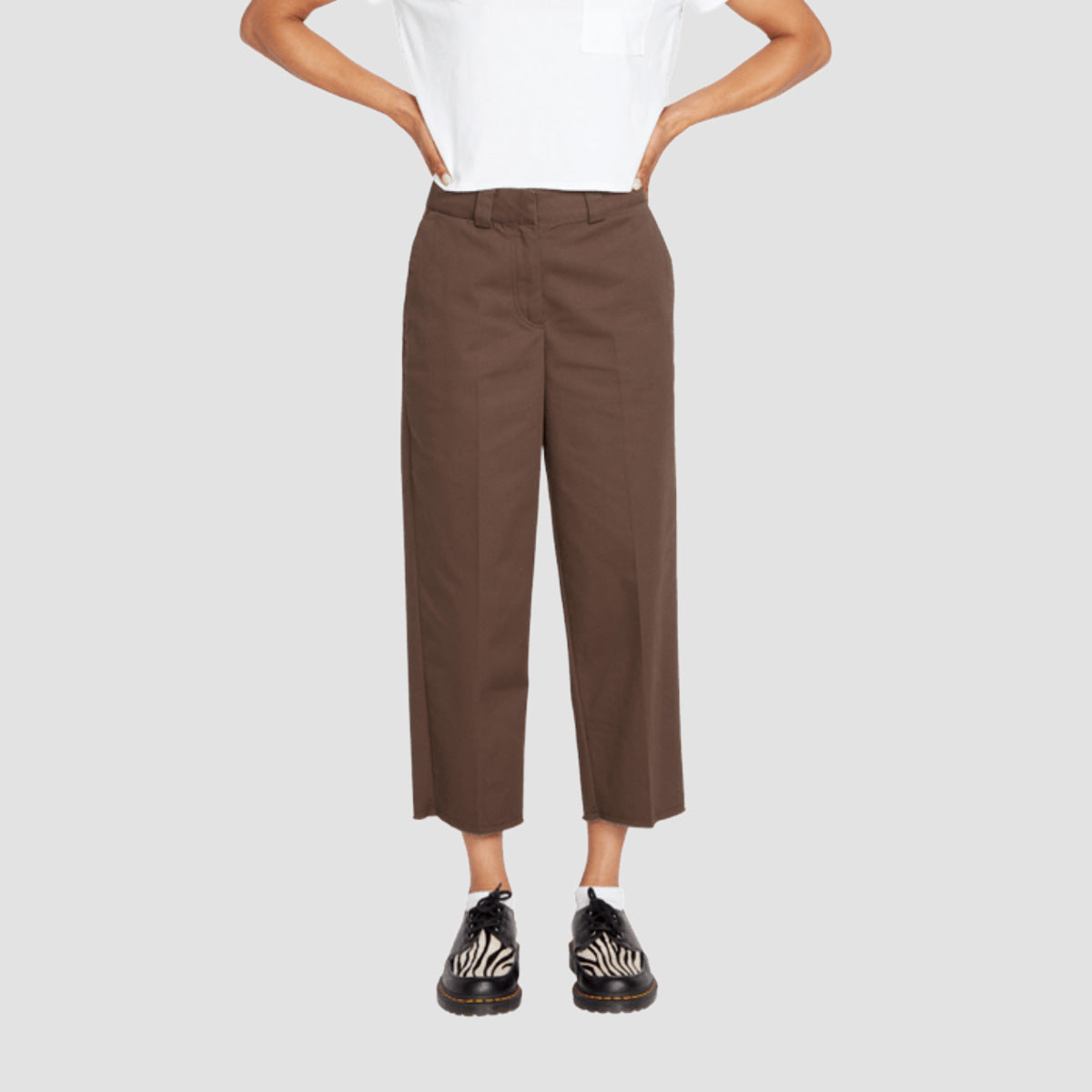 Volcom Whawhat Chino Pants Espresso - Womens