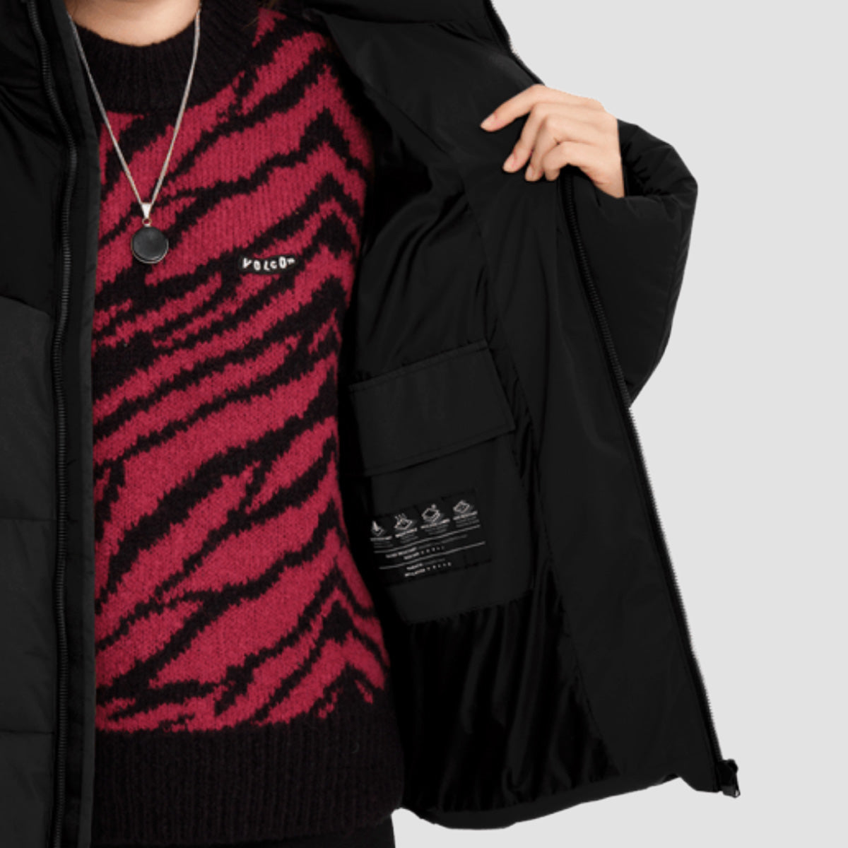 Volcom Woldsmooth Jacket Black - Womens