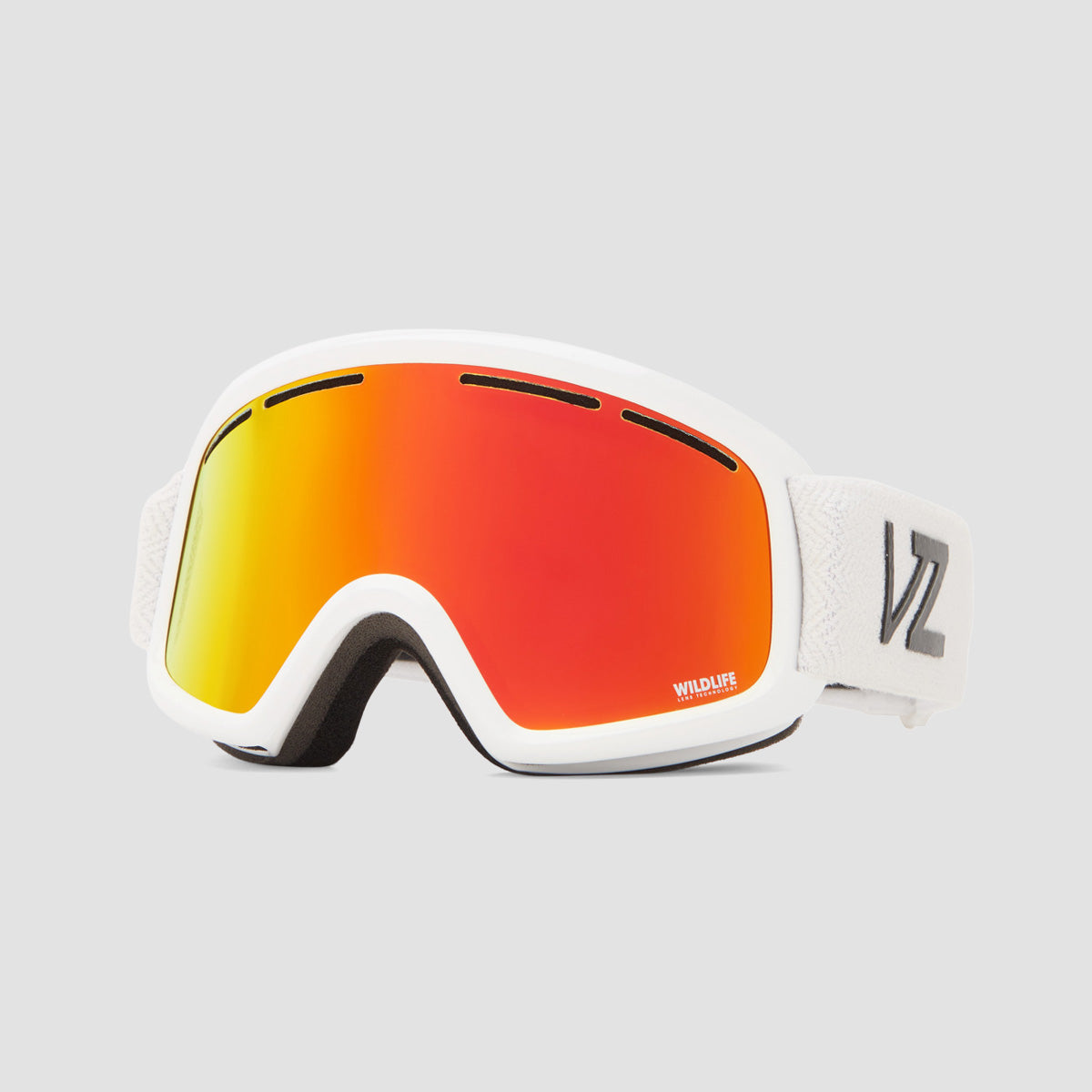 VonZipper Trike Snow Goggles White/Fire Chrome