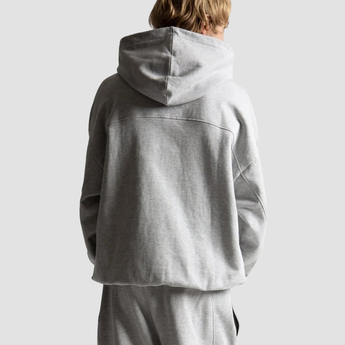 Wasted Paris Switchblade Boxy Pullover Hoodie Ash Grey