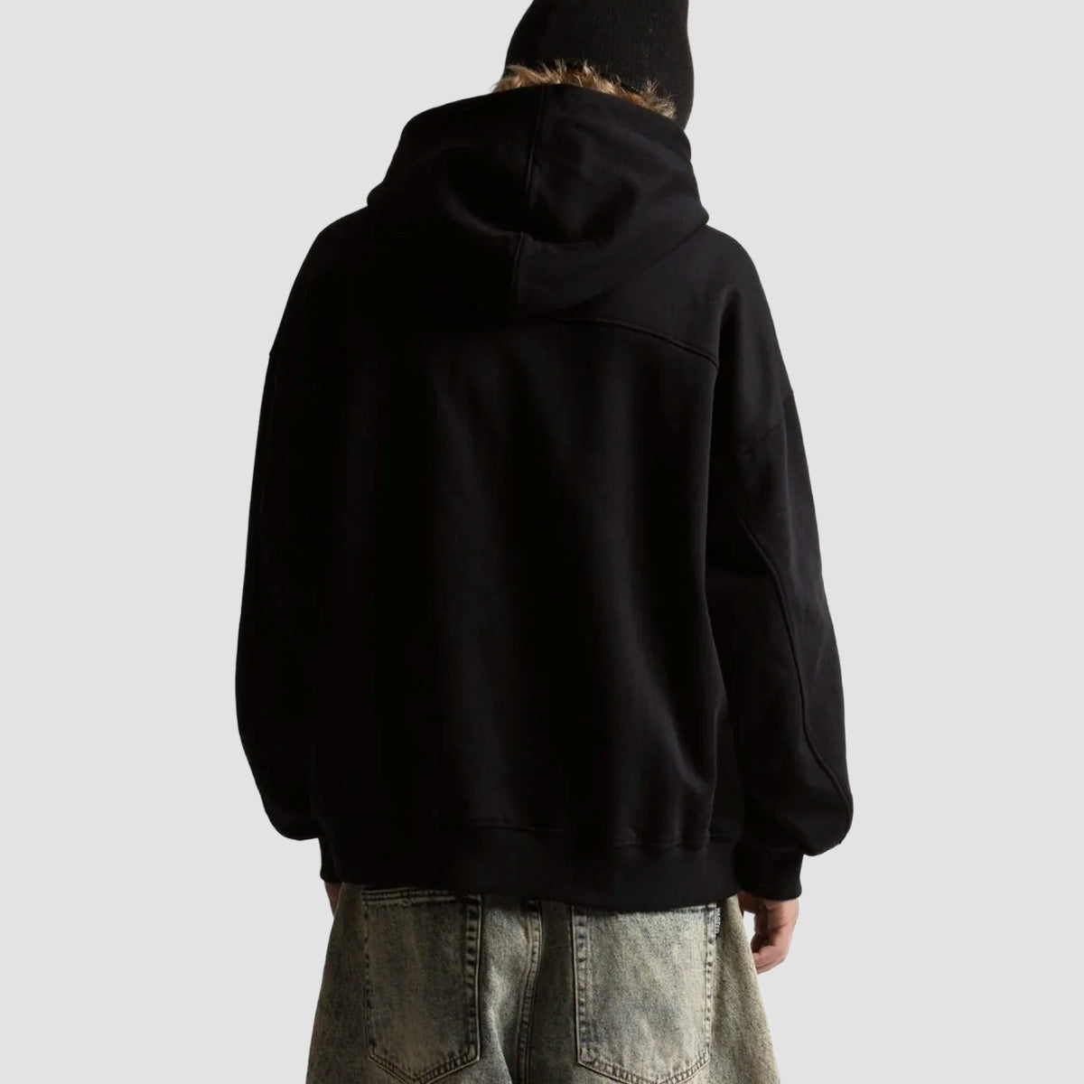 Wasted Paris Switchblade Boxy Pullover Hoodie Black